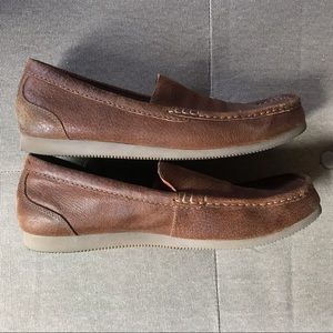 Clarks size 10.5 men’s brown leather topsiders